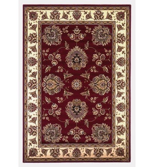 Cambridge 7340 Red/Ivory Floral Mahal